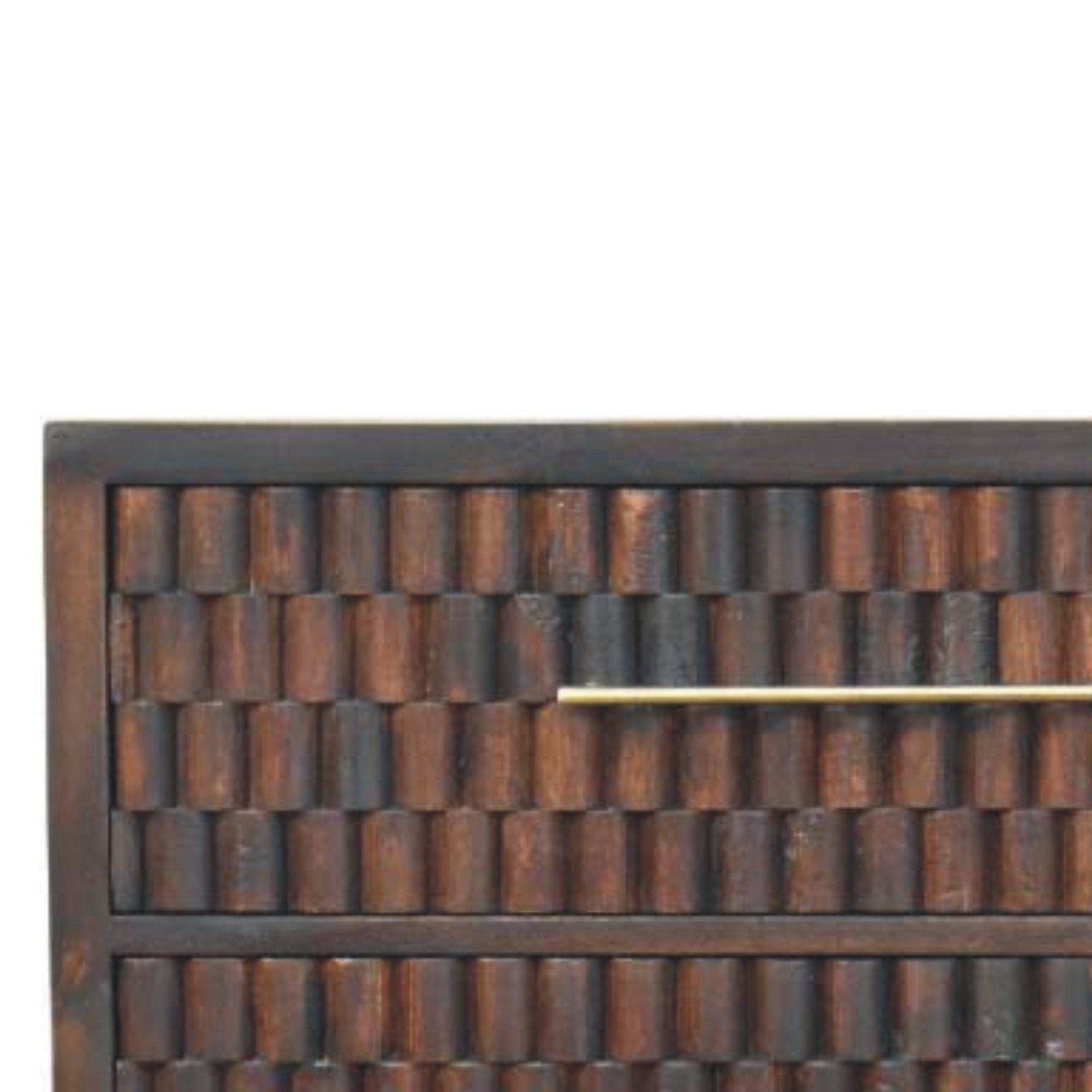 Komoda z litego drewna mango – 83 cm - obrazek 3