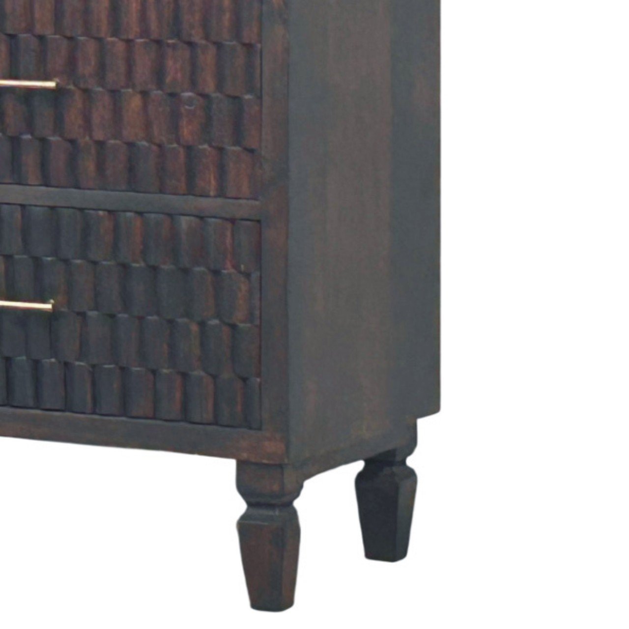 Komoda z litego drewna mango – 83 cm - obrazek 5