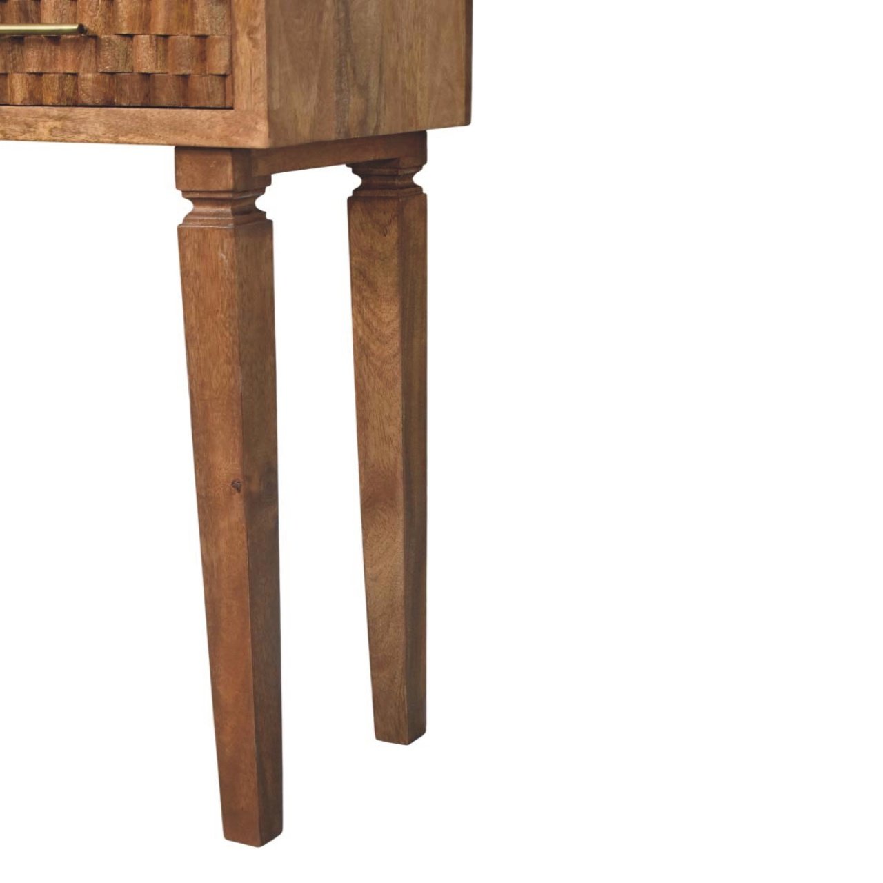 Stół z litego drewna mango – naturalny, 80 cm — model IN4107 - obrazek 6