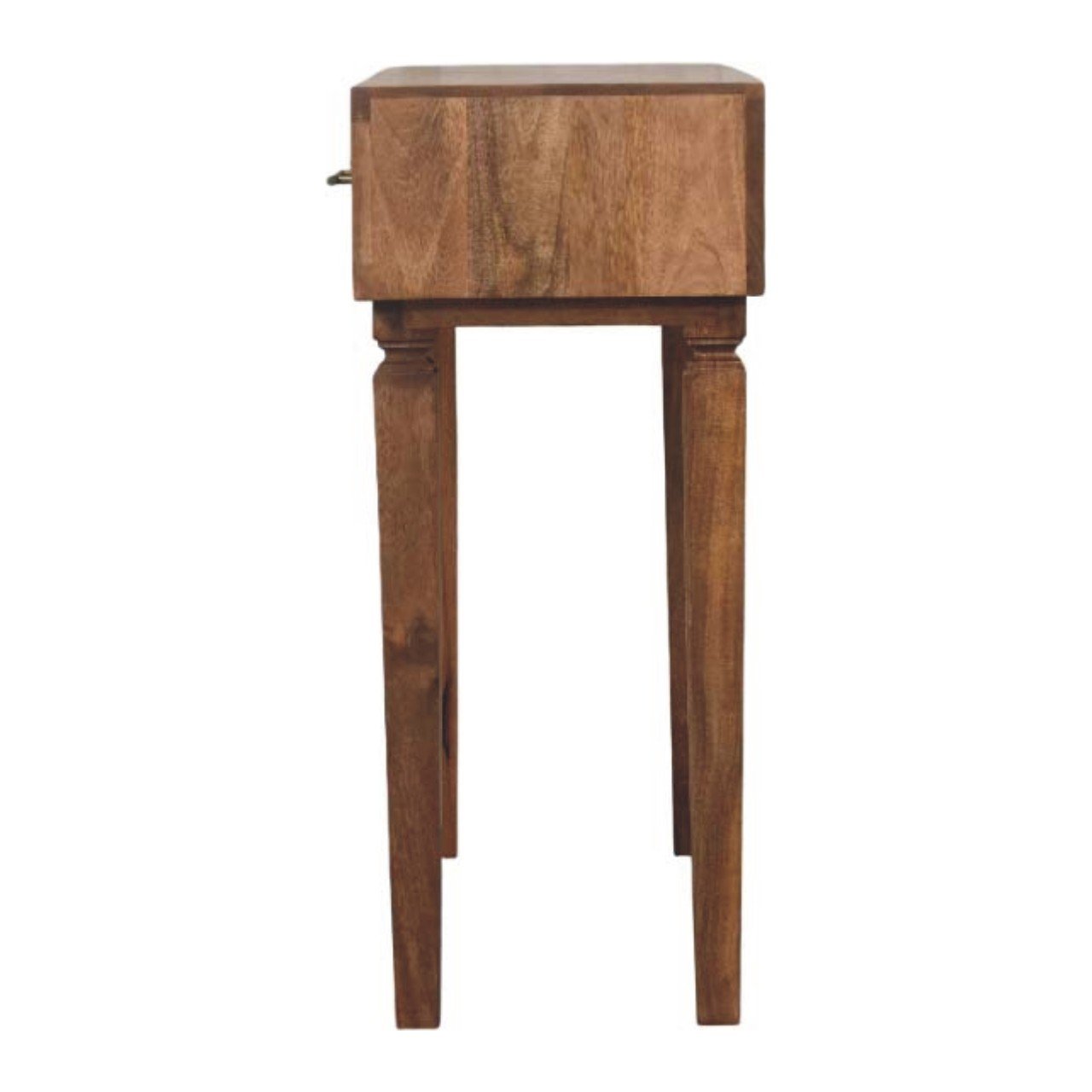 Stół z litego drewna mango – naturalny, 80 cm — model IN4107 - obrazek 7