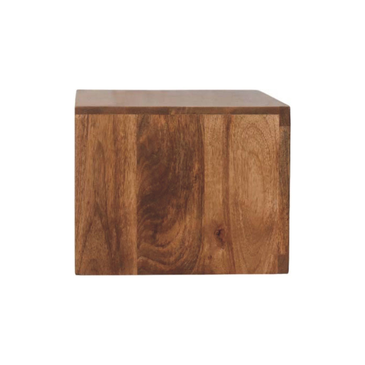 Szafka nocna z litego drewna mango – naturalna, 45 cm — model IN4109 - obrazek 7