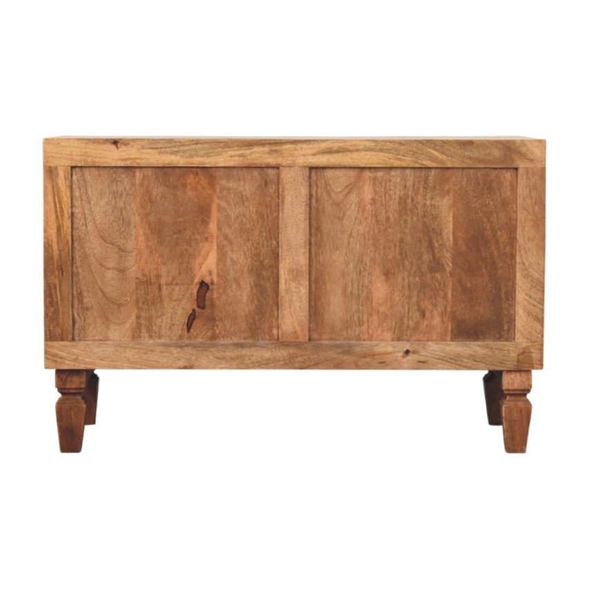 Szafka z litego drewna mango – naturalna, 87 cm - Image 8