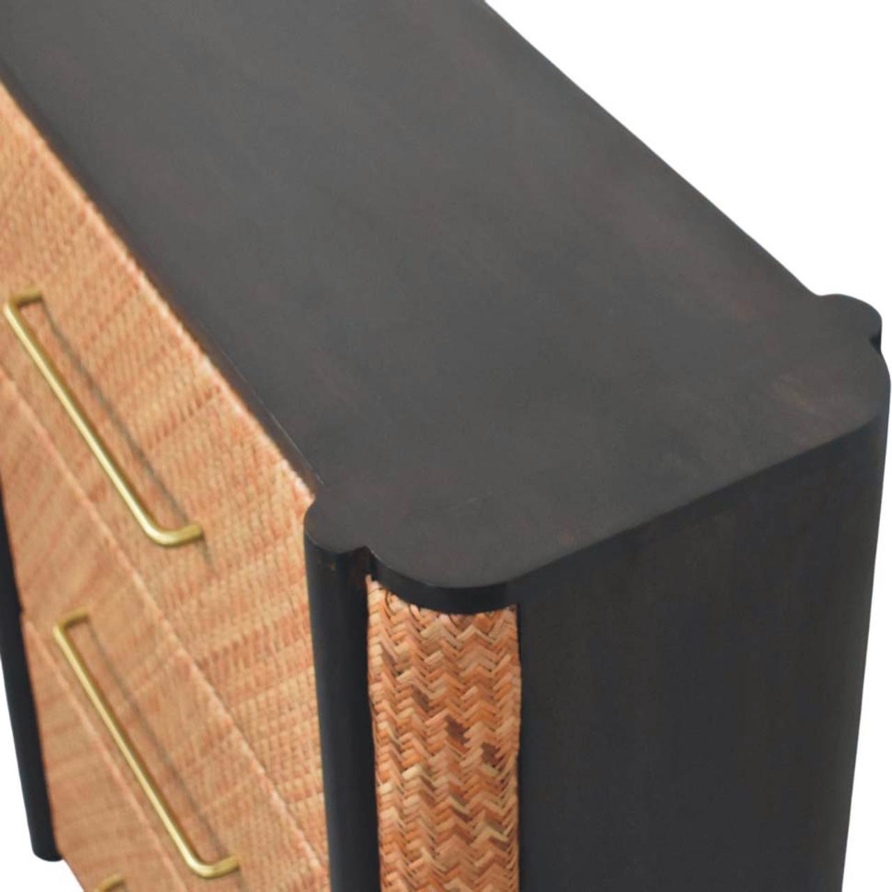 Komoda z litego drewna mango – naturalna, 90 cm - Image 4
