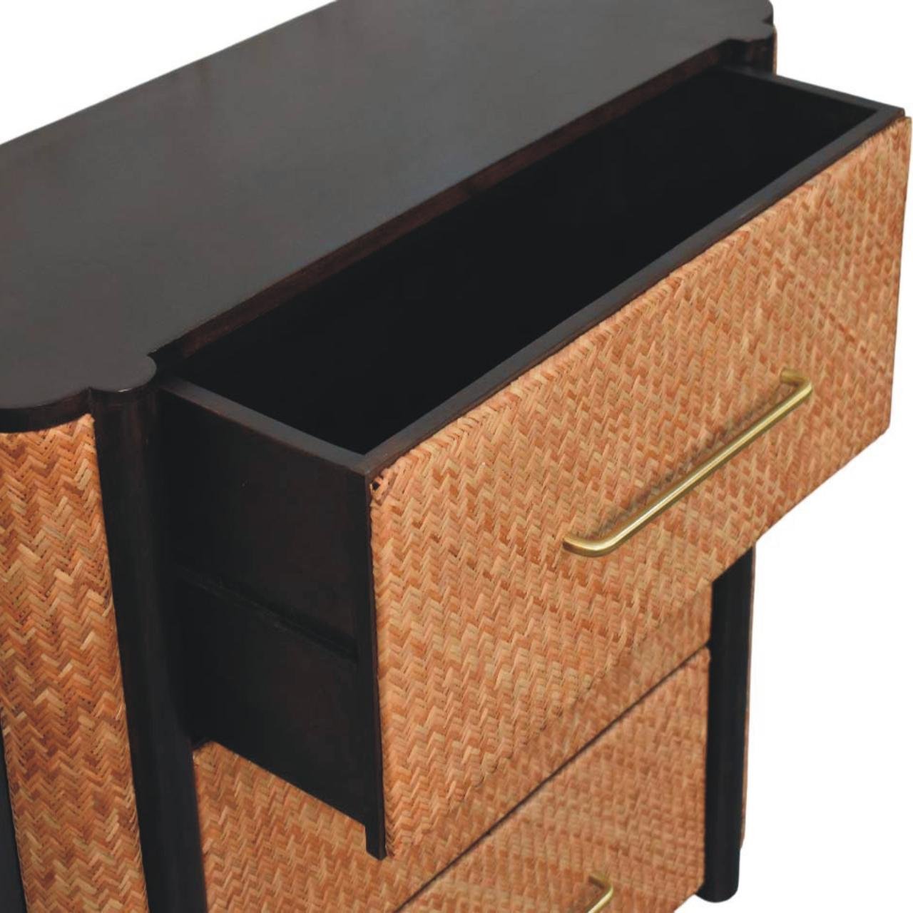 Komoda z litego drewna mango – naturalna, 90 cm - Image 5