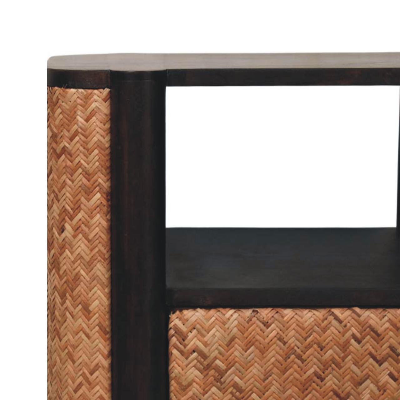 Szafka nocna z litego drewna mango – 50 cm — model IN4116 - Image 4