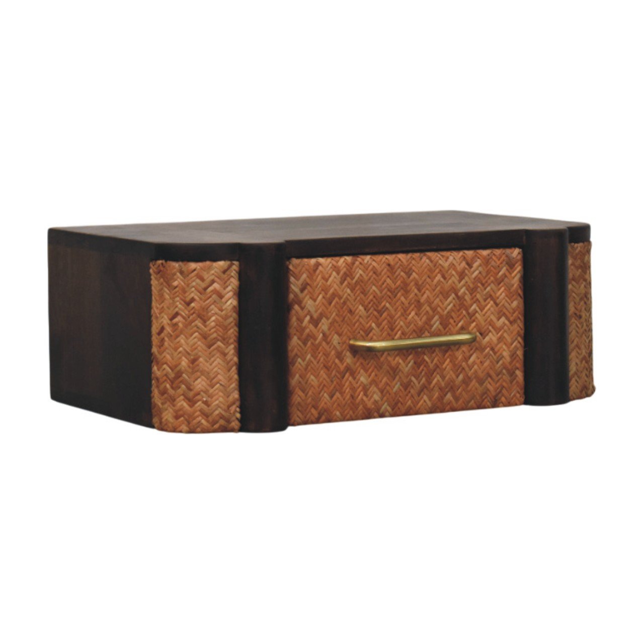 Szafka nocna z litego drewna mango – 50 cm — model IN4117 - Image 2
