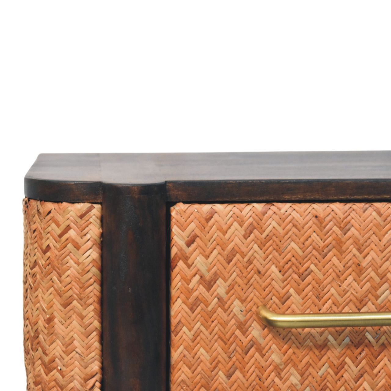 Szafka nocna z litego drewna mango – 50 cm — model IN4117 - Image 3