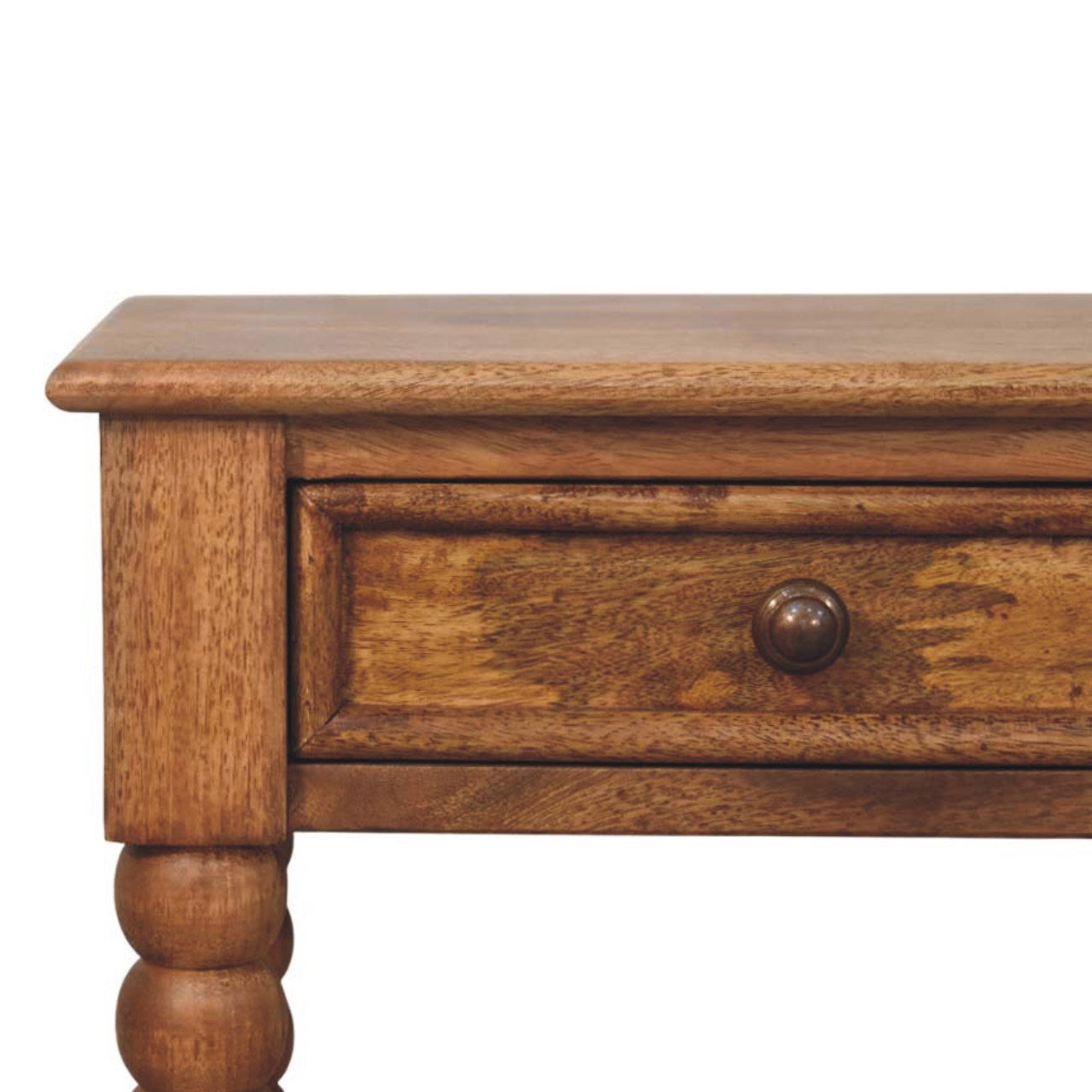 Szafka nocna Artisan IN4120 – lite drewno mango, wykończenie rzemieślnicze - obrazek 3