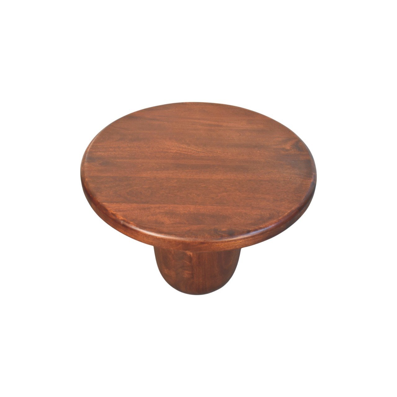 Stolik kawowy z litego drewna mango – 80 cm — model IN4131 - obrazek 3