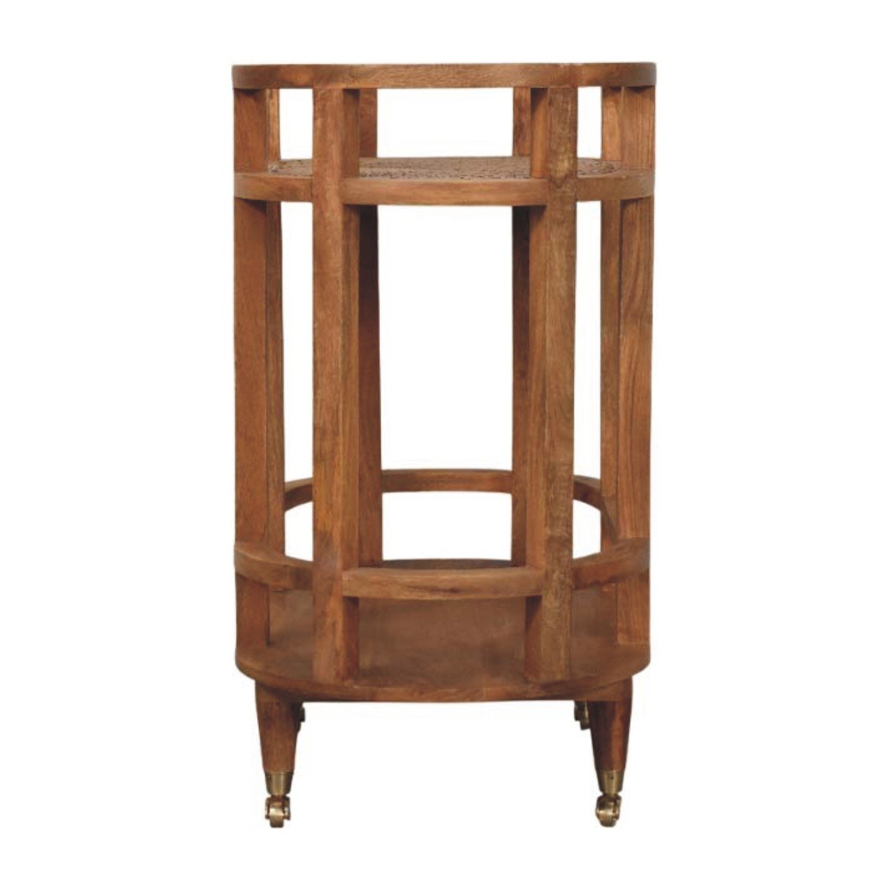 Stolik kawowy Artisan IN4132 – lite drewno mango, wykończenie naturalne - obrazek 7