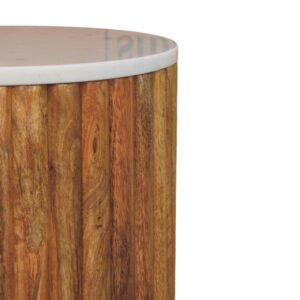 Stolik kawowy Artisan IN4177 – lite drewno mango, wykończenie naturalne