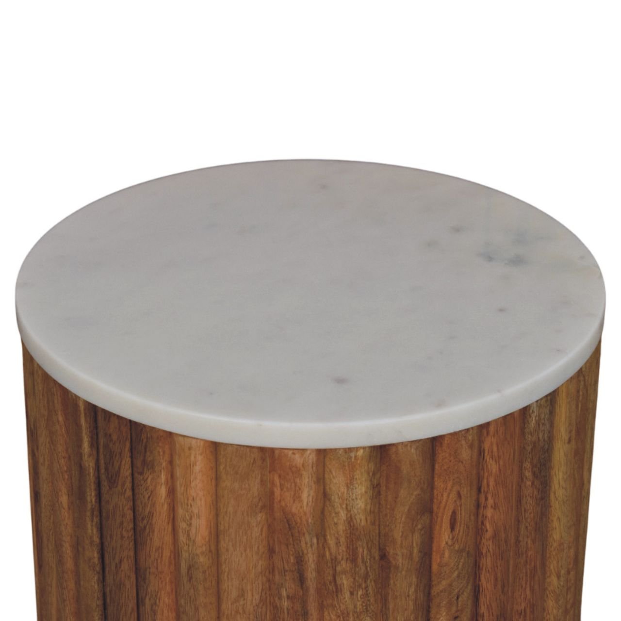 Stolik kawowy Artisan IN4177 – lite drewno mango, wykończenie naturalne - obrazek 3
