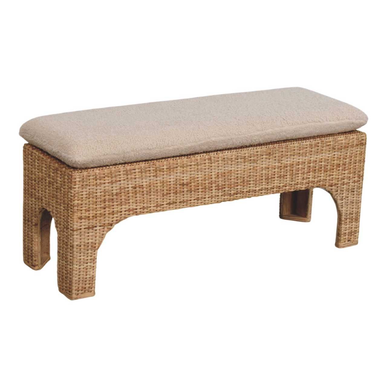 Ławka Artisan IN4179 – lite drewno mango, wykończenie naturalne - Image 5