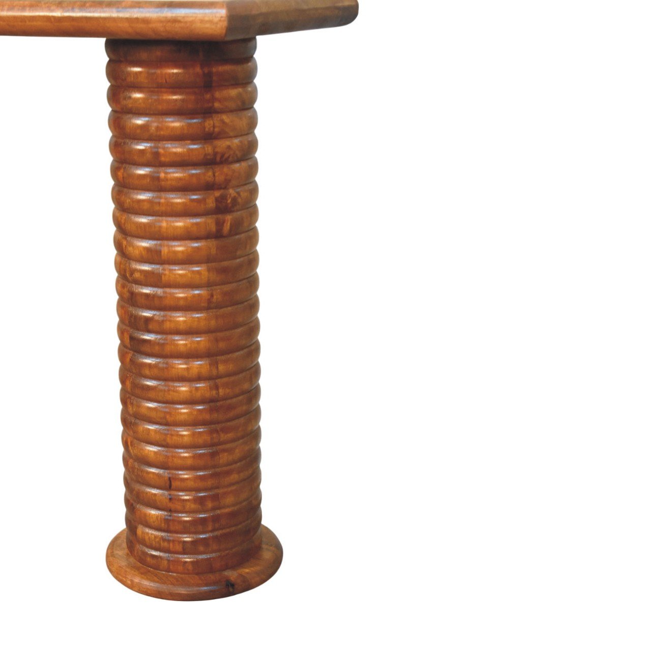Konsola Artisan IN4199 – lite drewno mango, wykończenie rzemieślnicze - Image 6