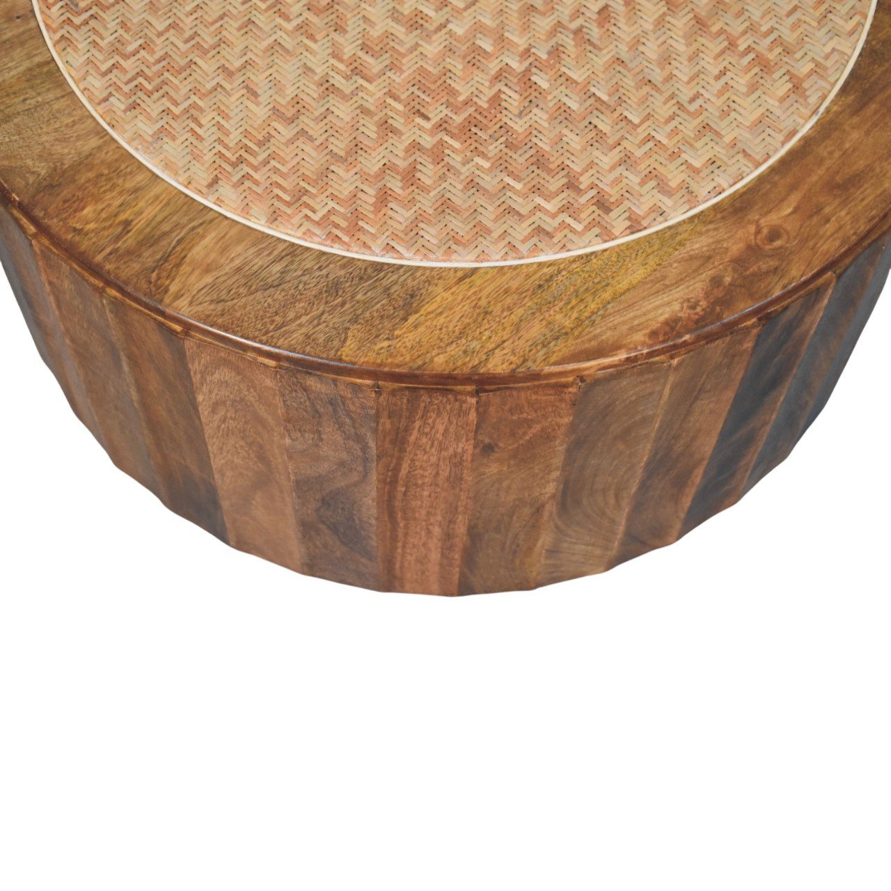 Stolik kawowy Artisan IN4202 – lite drewno mango, wykończenie naturalne - obrazek 5