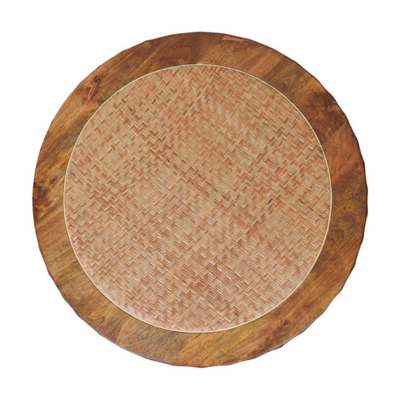 Stolik kawowy Artisan IN4202 – lite drewno mango, wykończenie naturalne - obrazek 7