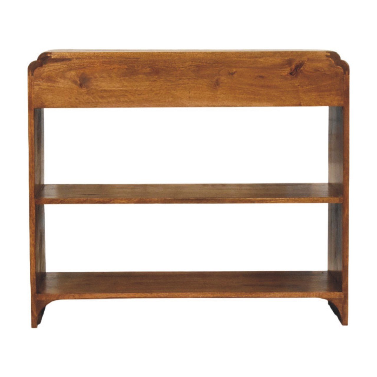 Stół z litego drewna mango – kasztanowy, 90 cm — model IN4219 - Image 8