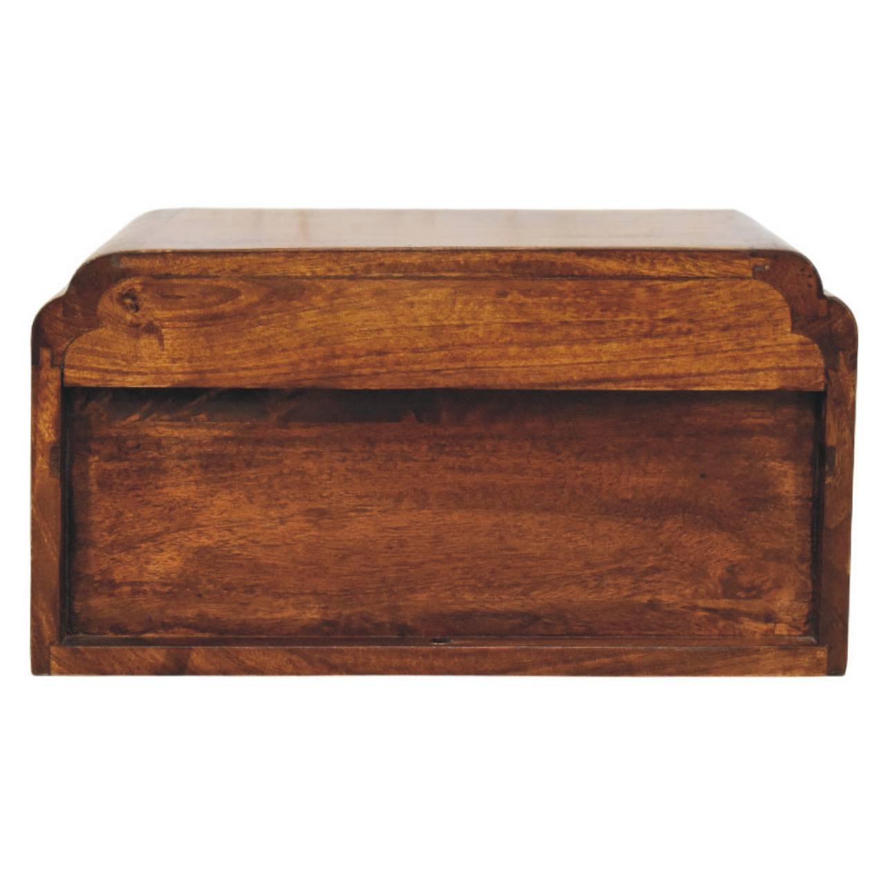 Szafka nocna z litego drewna mango – kasztanowa, 45 cm — model IN4221 - Image 8