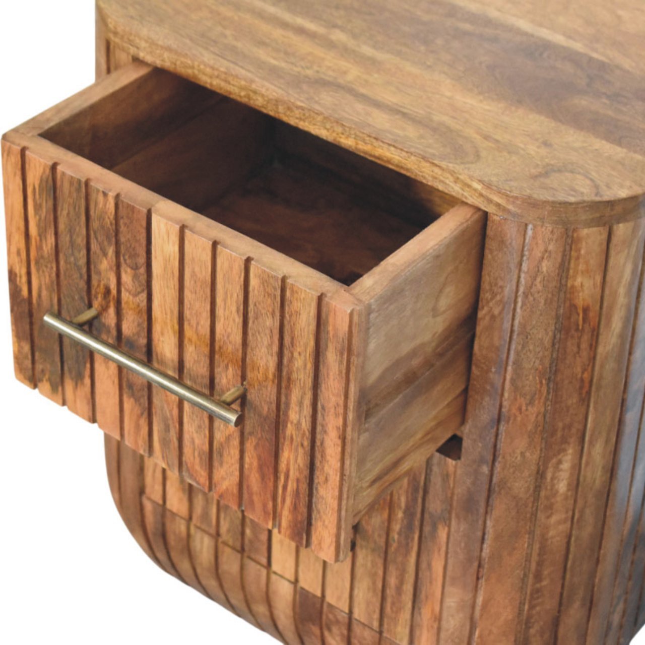 Szafka nocna Artisan IN4322 – lite drewno mango, wykończenie rzemieślnicze - Image 5