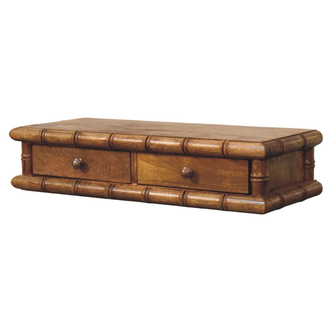 Konsola z litego drewna mango – 80 cm — model IN4328 - obrazek 2