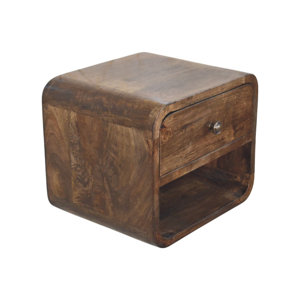 Szafka nocna z litego drewna mango – naturalna, 30 cm — model IN4341 - Image 4