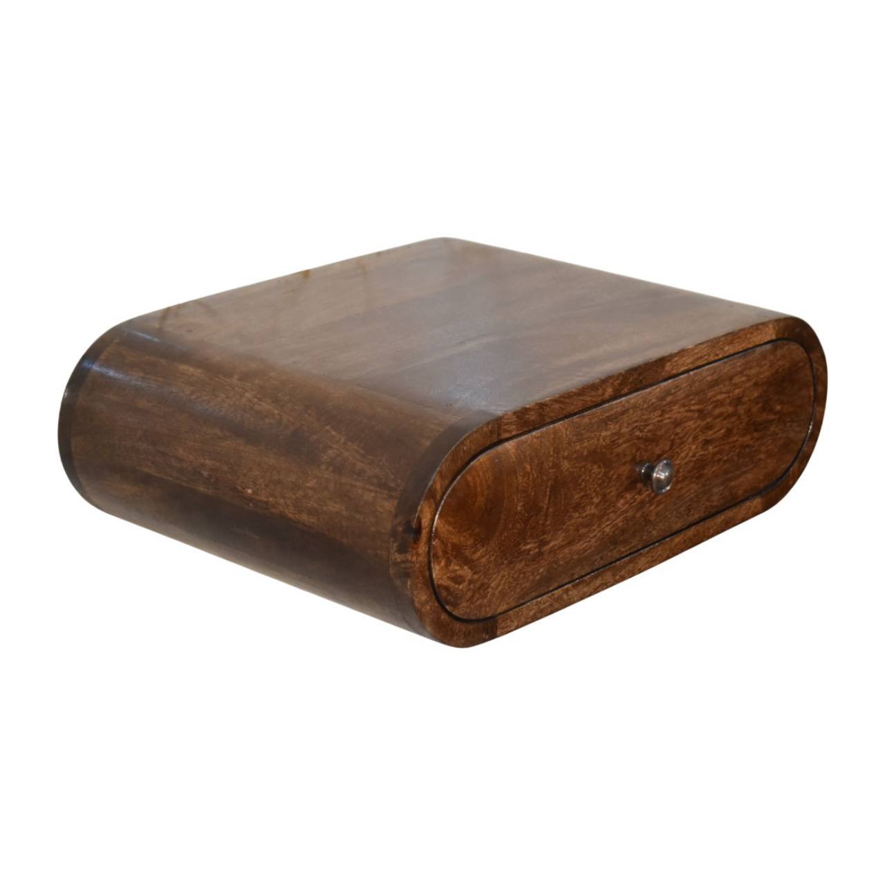 Szafka nocna z litego drewna mango – 45 cm — model IN4344 - obrazek 6