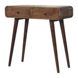 Stół z litego drewna mango – naturalny, 80 cm — model IN4348