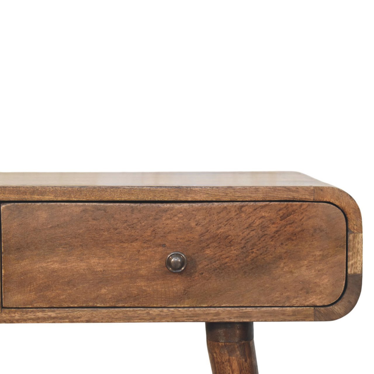 Stół z litego drewna mango – naturalny, 80 cm — model IN4348 - obrazek 3