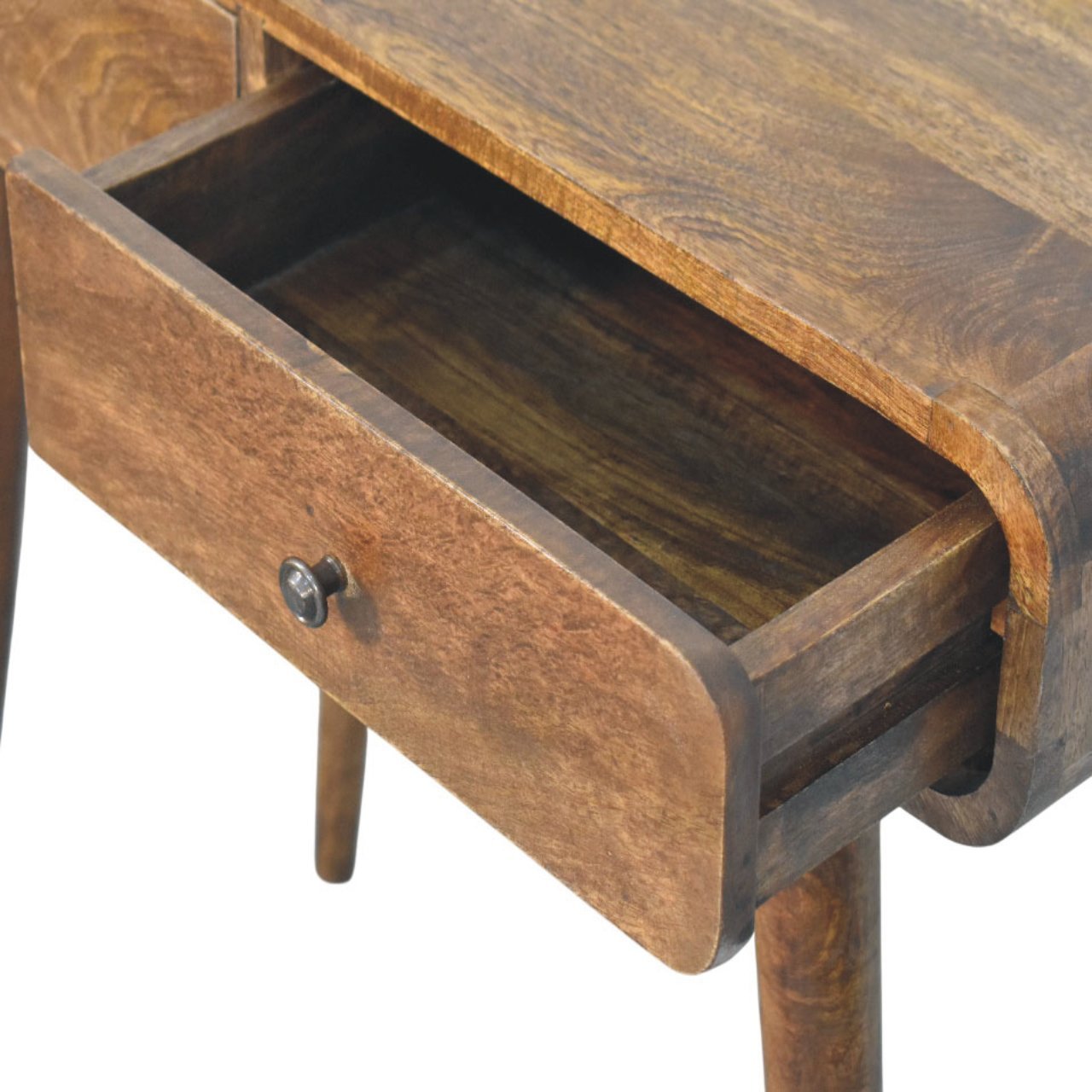 Stół z litego drewna mango – naturalny, 80 cm — model IN4348 - obrazek 5