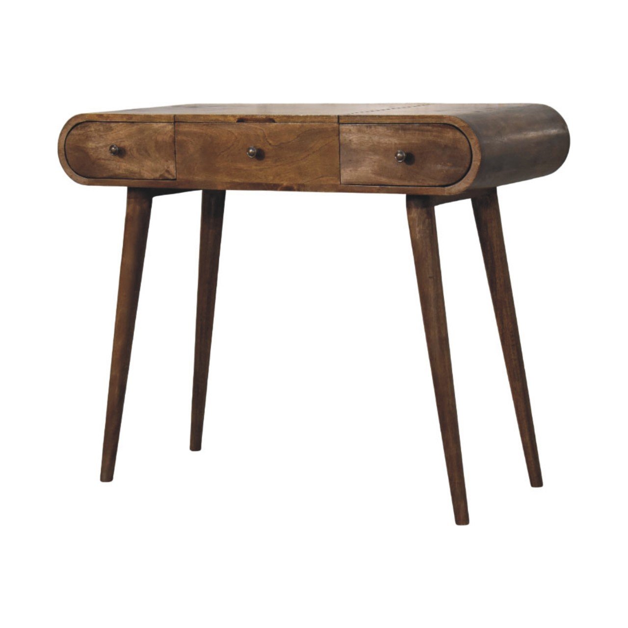 Toaletka z litego drewna mango – 100 cm - Image 2