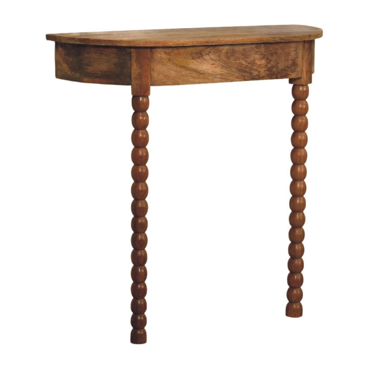 Konsola Artisan IN4356 – lite drewno mango, wykończenie dębowe - Image 2