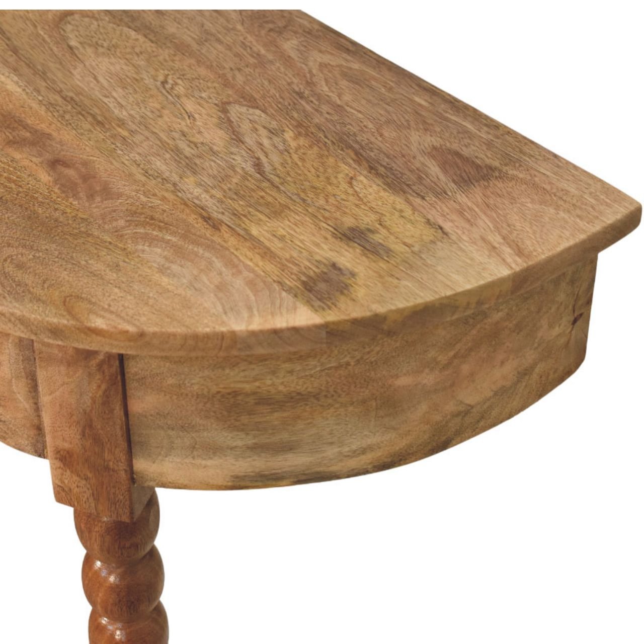 Konsola Artisan IN4356 – lite drewno mango, wykończenie dębowe - Image 4