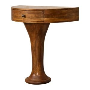 Stół z litego drewna mango – naturalny, 80 cm — model IN4357