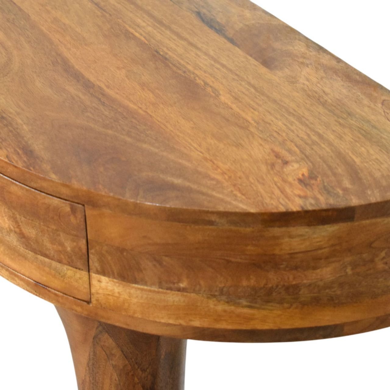 Stół z litego drewna mango – naturalny, 80 cm — model IN4357 - obrazek 4