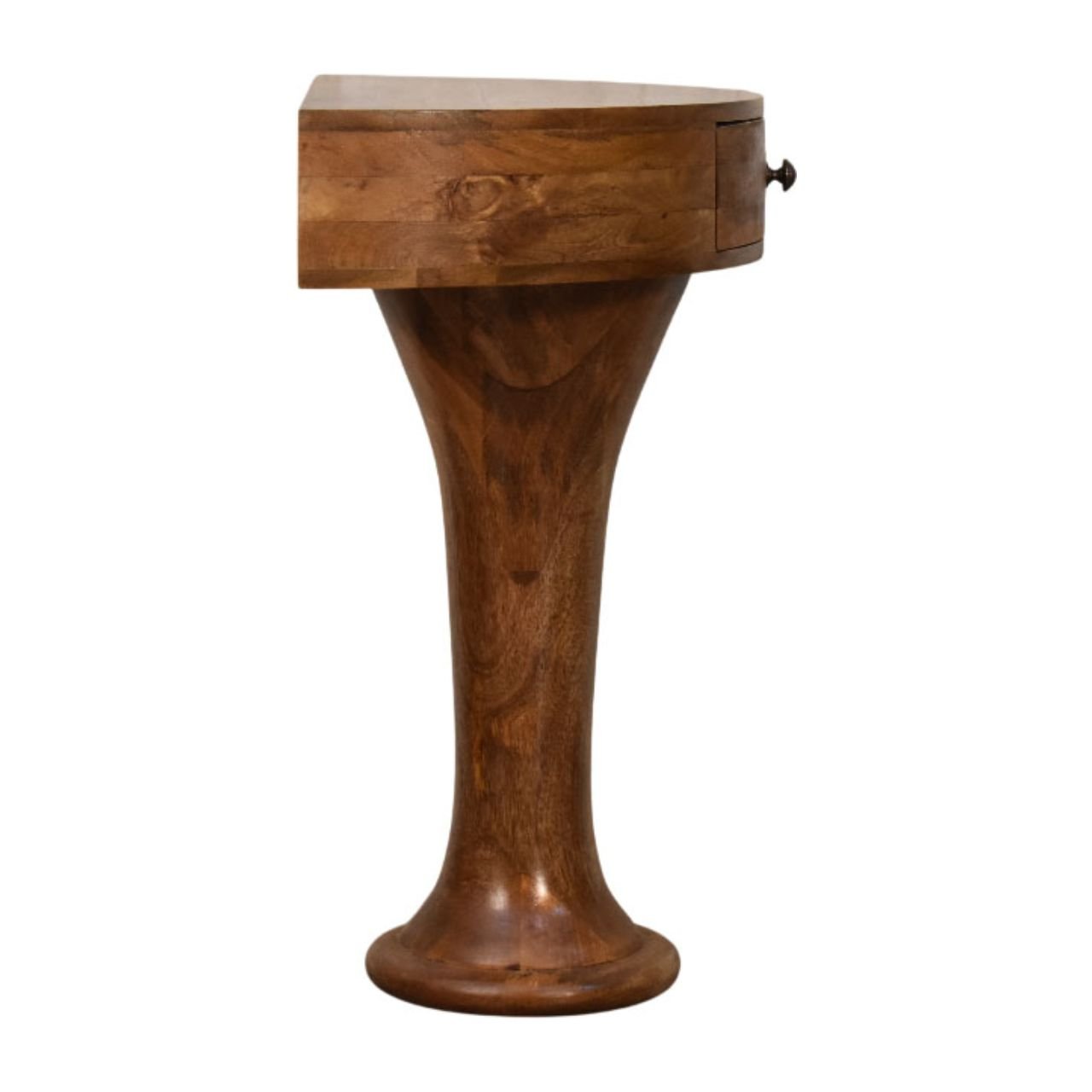 Stół z litego drewna mango – naturalny, 80 cm — model IN4357 - obrazek 7
