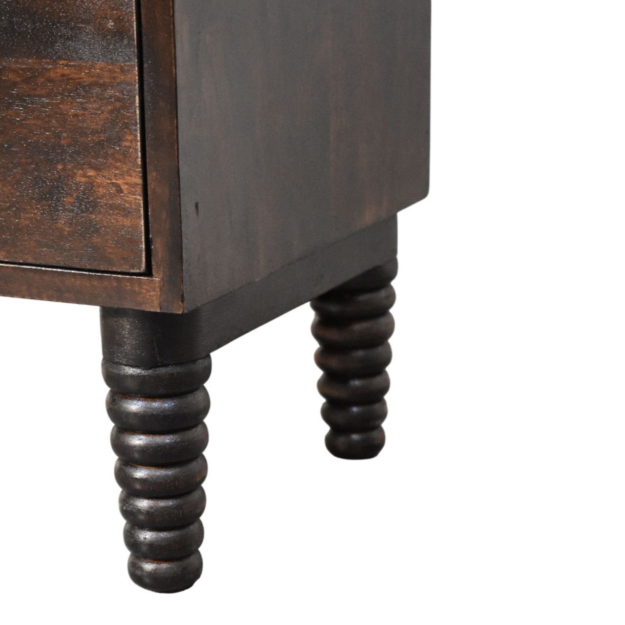 Szafka nocna Artisan IN4359 – lite drewno mango, wykończenie naturalne - Image 6