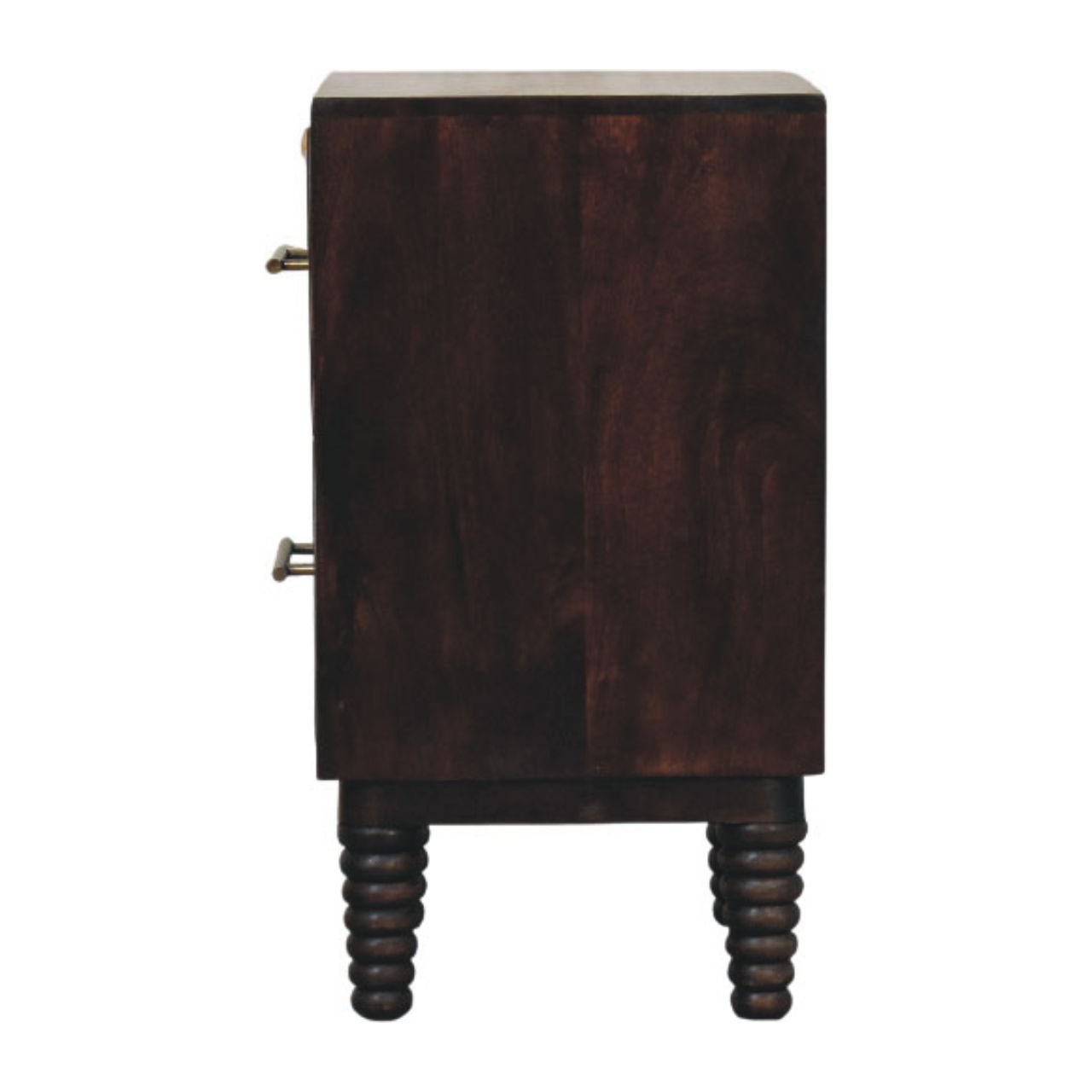 Szafka nocna Artisan IN4359 – lite drewno mango, wykończenie naturalne - Image 7