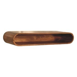 Konsola z litego drewna mango – naturalna, 90 cm — model IN4367