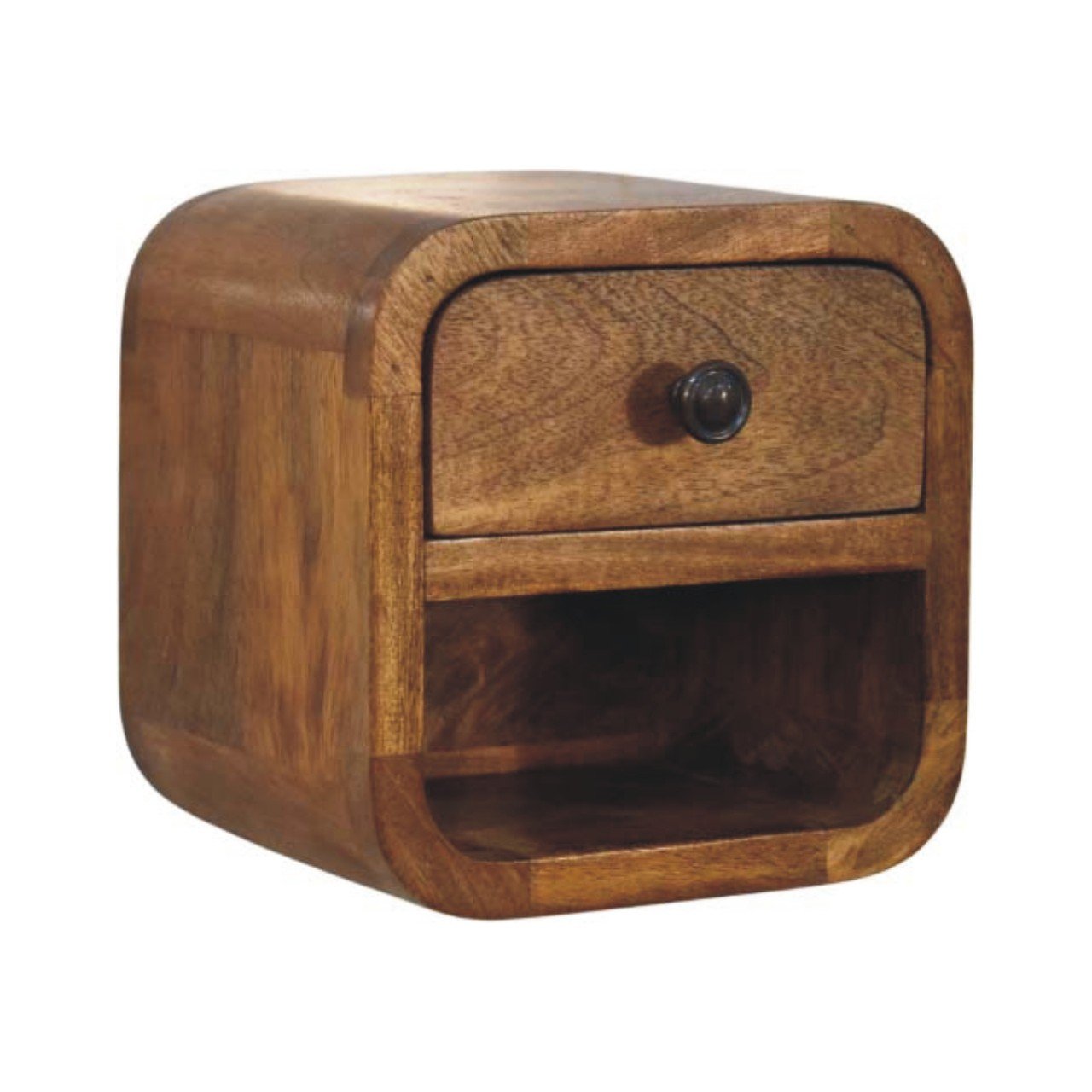 Szafka nocna Artisan IN4371 – lite drewno mango, wykończenie naturalne - Image 2