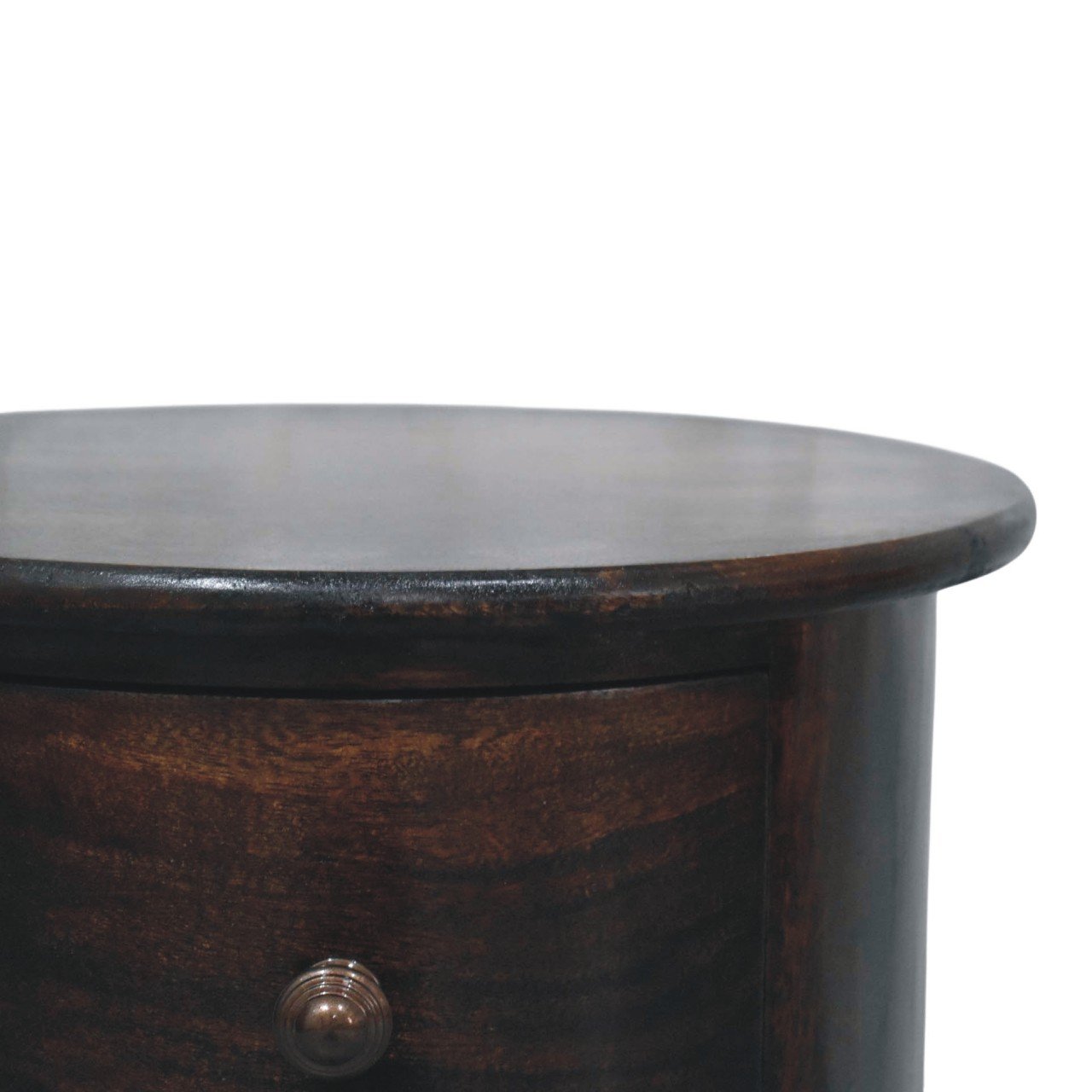 Komoda z litego drewna mango – orzechowa, 40 cm - obrazek 3