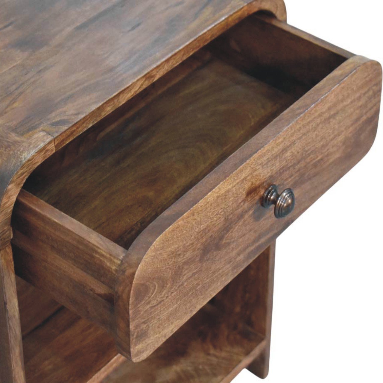 Szafka nocna Artisan IN4374 – lite drewno mango, wykończenie naturalne - Image 5