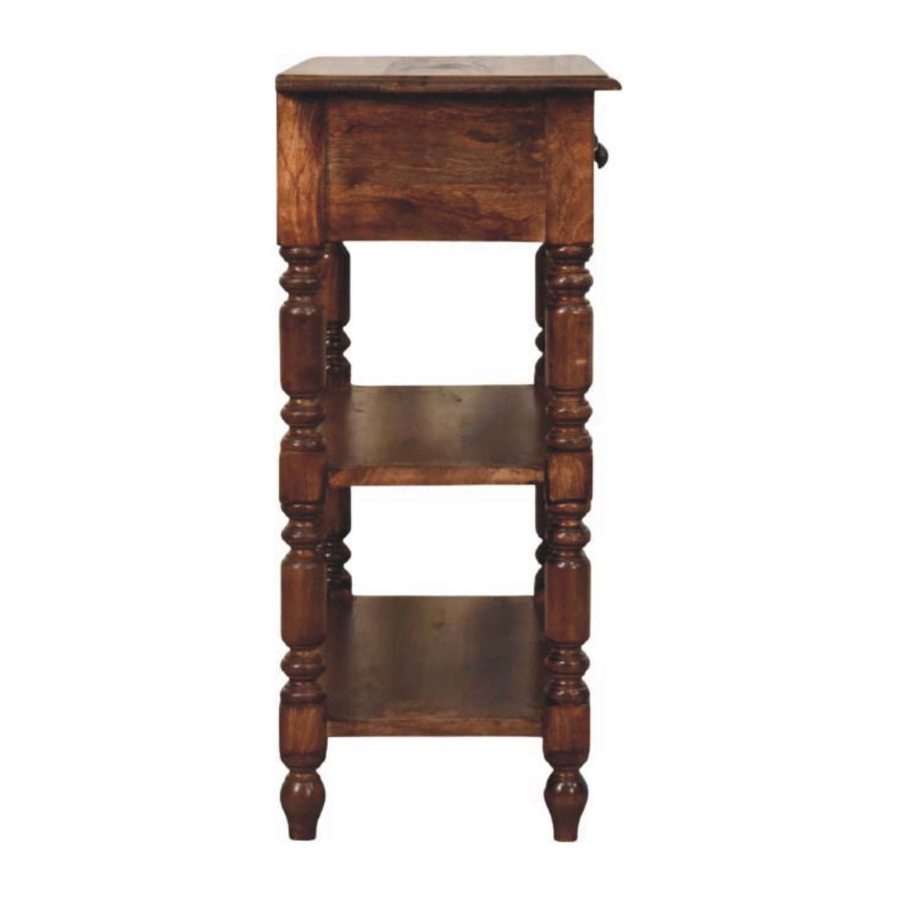 Szafka nocna Artisan IN4378 – lite drewno mango, wykończenie naturalne - Image 7
