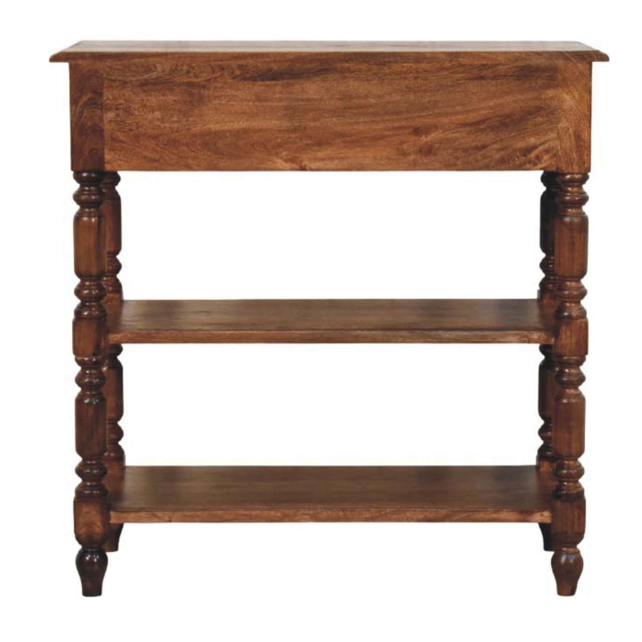 Szafka nocna Artisan IN4378 – lite drewno mango, wykończenie naturalne - Image 8