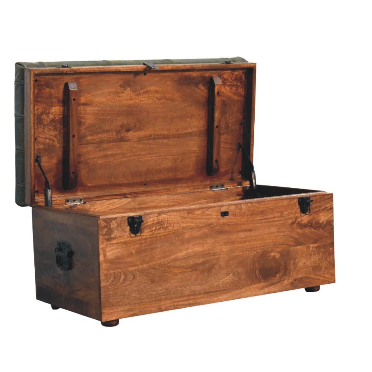 Ławka Artisan IN4382 – lite drewno mango, wykończenie naturalne - Image 8