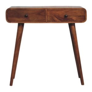 Konsola Artisan IN4397 – lite drewno mango, wykończenie naturalne