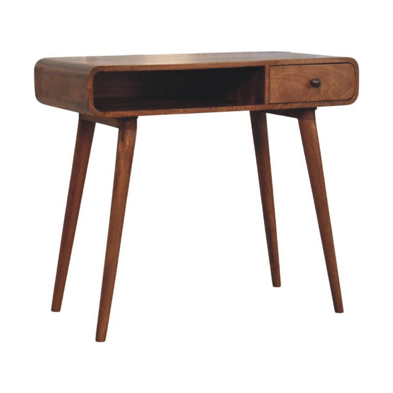 Biurko Artisan IN4398 – lite drewno mango, wykończenie naturalne - obrazek 2