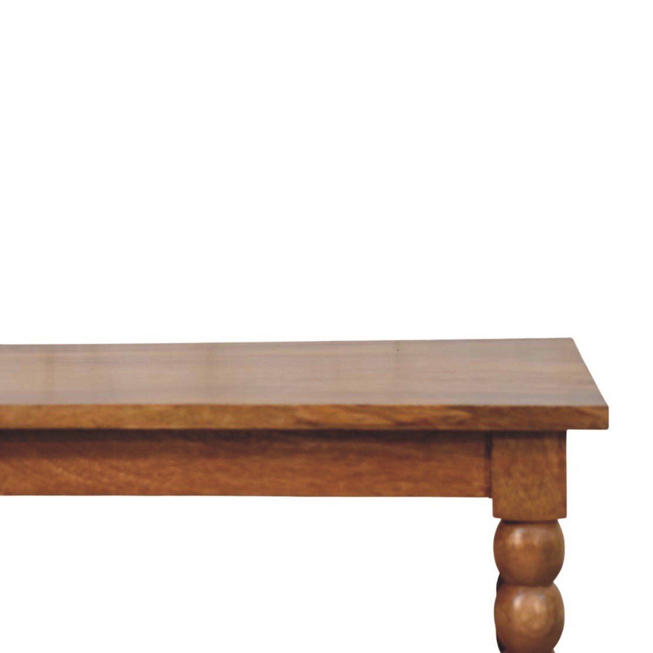 Stolik kawowy Artisan IN4408 – lite drewno mango, wykończenie naturalne - obrazek 3