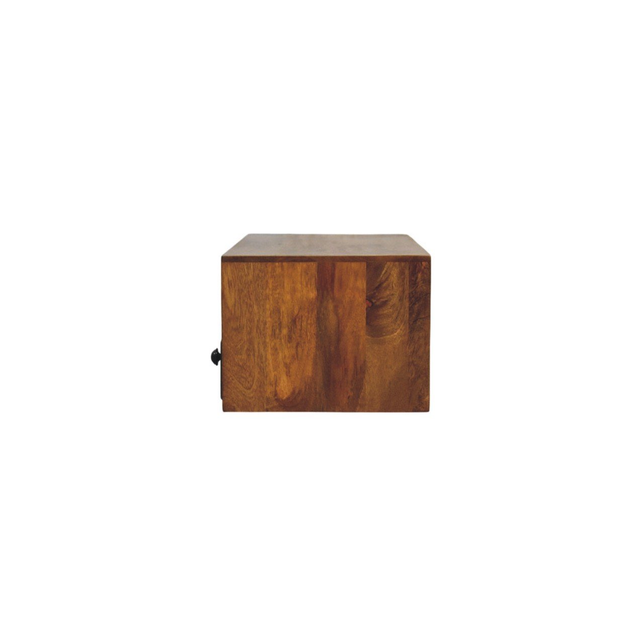 Szafka RTV z litego drewna mango – naturalna, 88 cm - Image 7