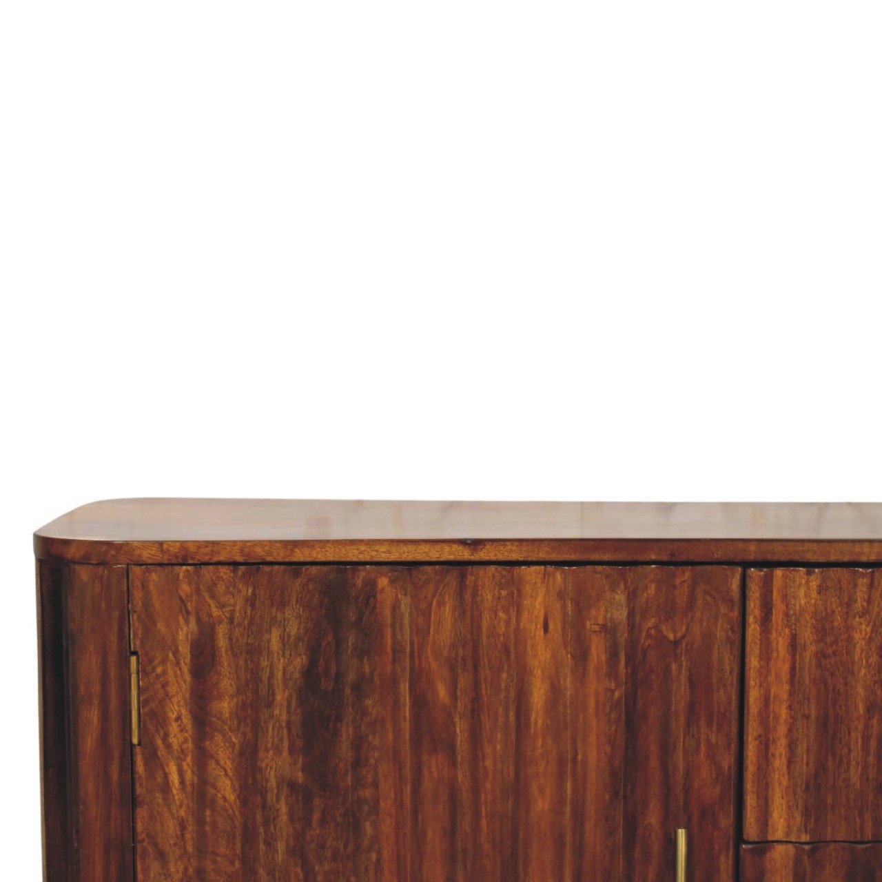 Komoda z litego drewna mango – kasztanowa, 146 cm - Image 3
