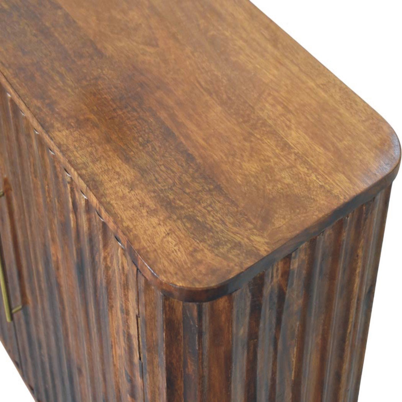 Komoda z litego drewna mango – kasztanowa, 146 cm - Image 4